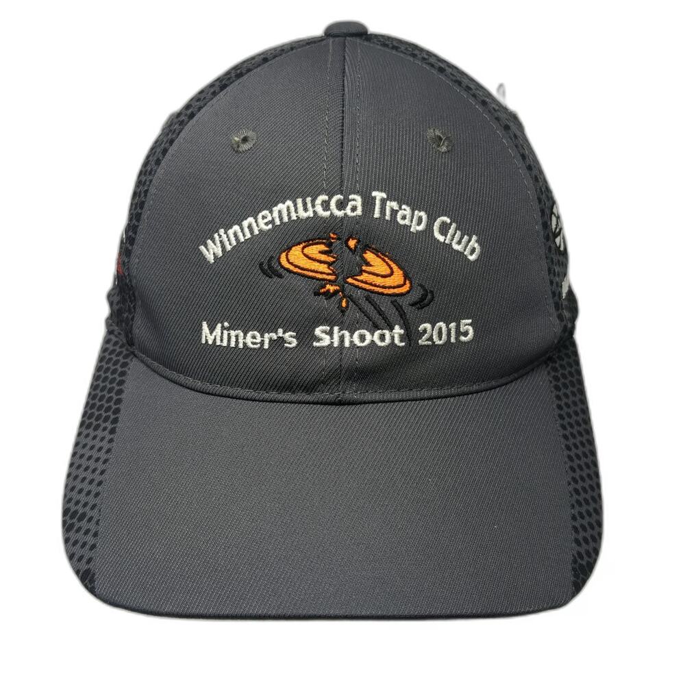Sport-Tek Baseball Cap Gray One Size Winnemucca Trap Club Miner's Shoot 2015 Hat